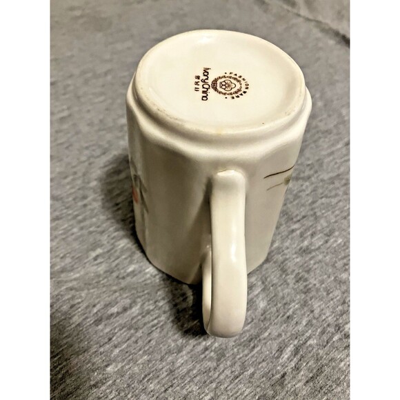 Vintage MCM Wild Rose Coffee MUG: 1950s Marke Ivory China" FashionWare 1942". - Picture 5 of 9